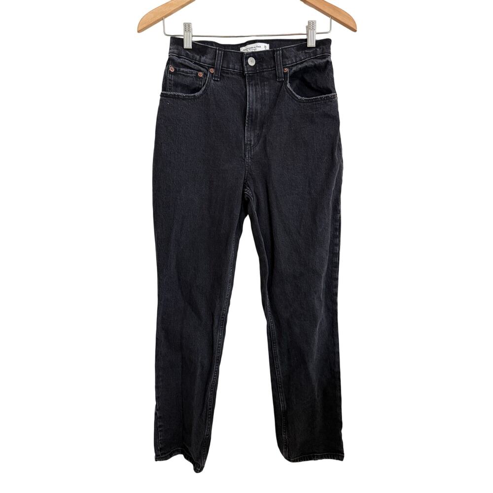 Abercrombie & Fitch Black Curve Love 90's Straight Ultra High Rise-26 / 2 / S